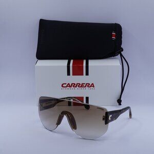 CARRERA FLAGLAB 12 0086 HA Shield Sunglasses - Havana/Brown Gradient AR